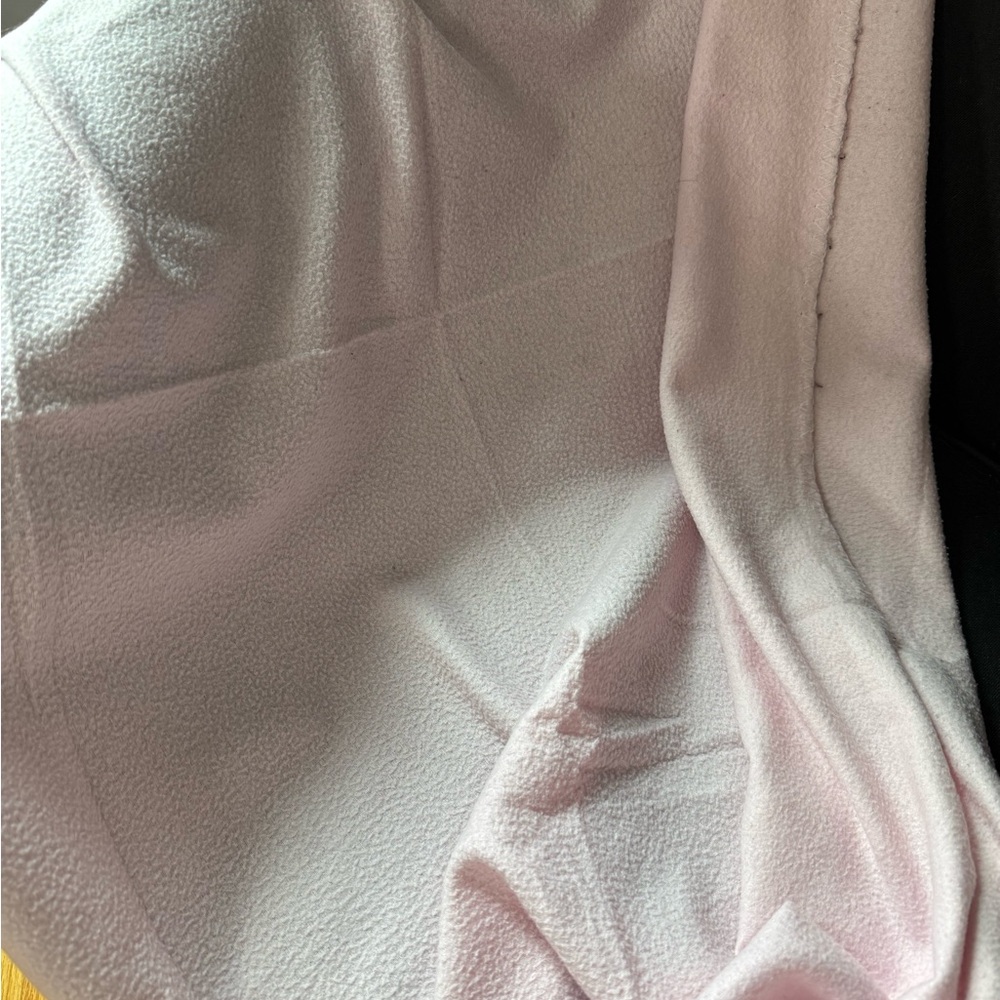 Plush Light Pink Throw Blanket